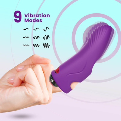 Draadloos Navulbaar Volwassen Mini Sex Finger Vibrator Body-Massagestuk speelgoed
