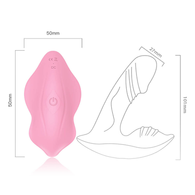 Van het Siliconeg van het afstandsbedieningdamesslipje Wearable de Vlekvibrator, Dildo-het Stuk speelgoed van het Vibratorgeslacht