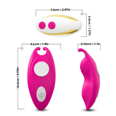 Persoonlijke de Damesslipjesvibrator Bunny Clitoris Stimulation van de water Bestand Magnetische Klem