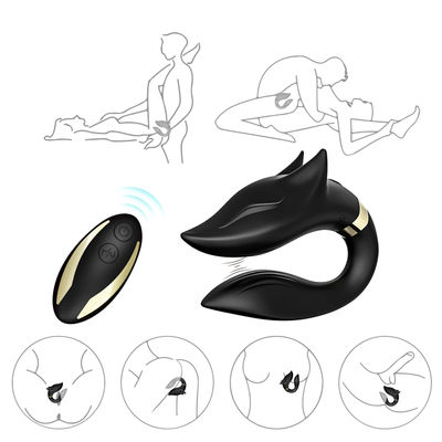 Van de het Lichaamsmassage van afstandsbediening Dubbele Motoren van de de Vaginastimulator het Geslachtsvibrator voor Paar