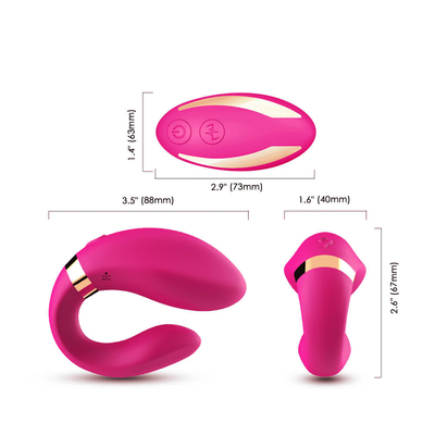 Dubbele Motorentrilling Foreplay die Ver Vibes Volwassen de Parenspeelgoed plaagt van Massager