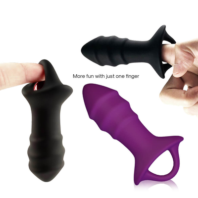 Prostate van het het Speelgoedsilicone van het Massagegeslacht Anale Stop met Afstandsbediening