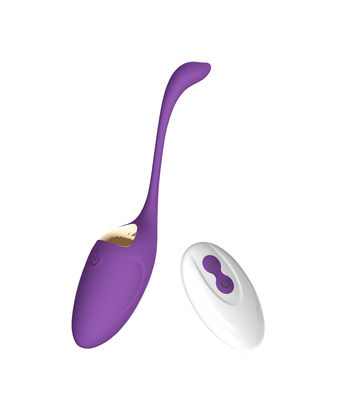 Het grappige Elektrische Purpere Clit-Pussy van het Stimulatorsilicone Vrouwelijke Trillende Stuk speelgoed van het Eierengeslacht