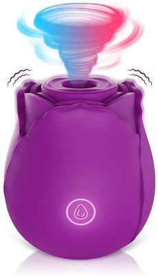 10 de Zuigende Vibrator van wijzenrose clitoral sucking vibrator rechargeable voor Wijfje