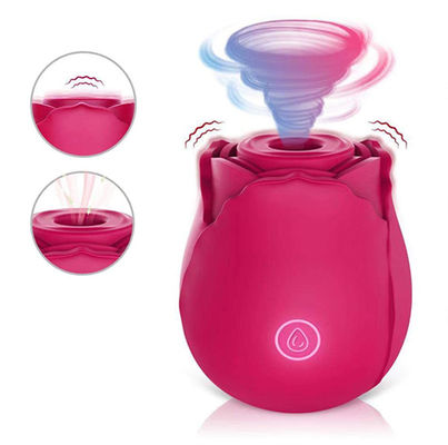 10 de Zuigende Vibrator van wijzenrose clitoral sucking vibrator rechargeable voor Wijfje