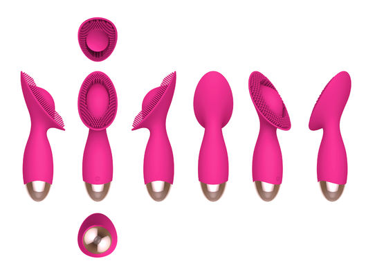 149.2*51*45.6mm het Sterke maakt Likken Realistische Didlo voor Vrouwen Kogelvibrator waterdicht