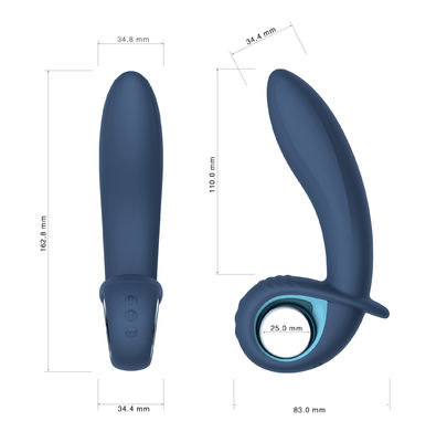10 van het wijzen de Opblaasbare Anale Uiteinde Vrolijke Prostate Toy Anal Sex Toys For Mensen van de Stopdildo