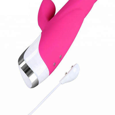10 de Vibratortong die van het frequentie Gelukkige Konijn de Stimulator van de Vibratorclitoris likken