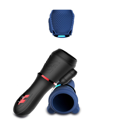 Mensenav Toverstokje - Glans-de Vibrator Masturbator Massager van de Oefeningskop 10 frequenties, dubbele motoren