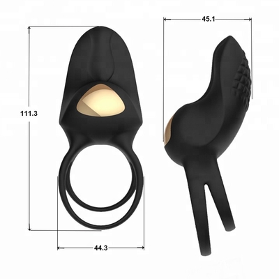 3.7V 111.7*45*45mm g-van de de Ringen Gek Tong van de Vlekhaan Trillend het Geslachtsstuk speelgoed