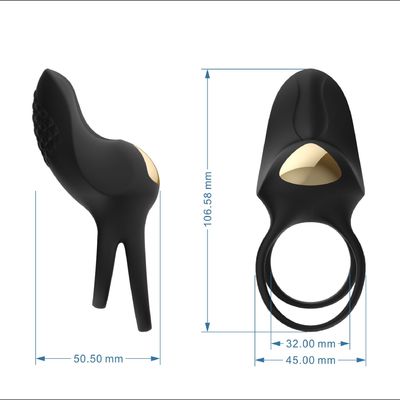 45*45mm het Geslachtsstuk speelgoed van Ring Gay Penis Ring Male Masturbator van de Silicone Mannelijk Haan