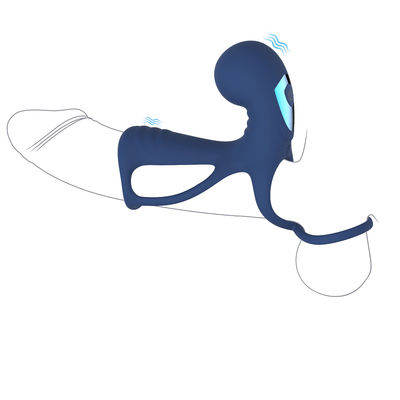 Navulbare Anale Mannelijke de Penisring van Ring Sex Toy Silicone Wearable van de Parelspenis