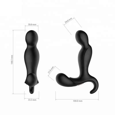 Silicone van 70 Mins-van het de Stopgeslacht van Elektrische schok Prostate Massager Mannelijke Anale Speelgoedfda