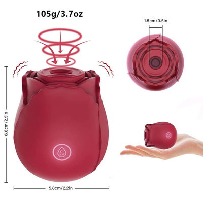 Uitsteeksel en Clit-Uitlopers die Vibratorgeslacht Toy Vibrating Nipple Suckers zuigen