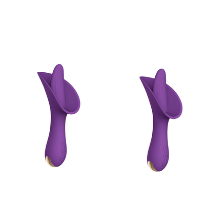 De Mondelinge Tong die van de slagbaan van de de Uitlopersclitoris van het Vibratoruitsteeksel de Stimulatorvibrator likken