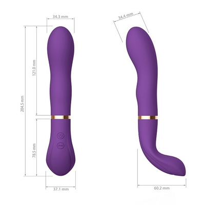Van de de Vlekvibrator van 90 Mins-Vrouwen het Minig Geslacht Toy Small Quiet Wand Vibrators
