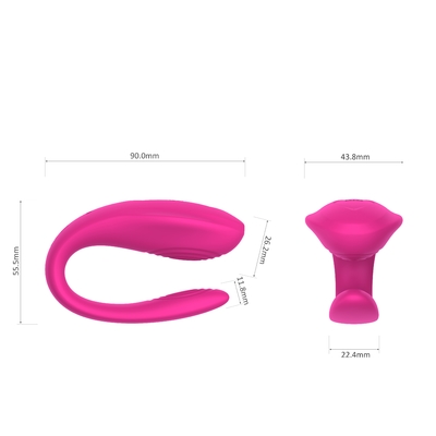 Navulbare van het Geslachtstoy dula motor waterproof G van de Paar Anale Clitoris de Vlekvibrator