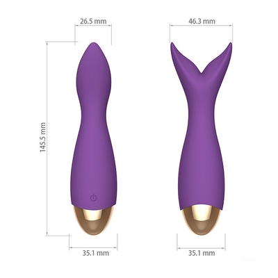 ODM USB het Navulbare Clit Elektrische Toverstokje Massager van de Vibratory Gevormde Vibrator