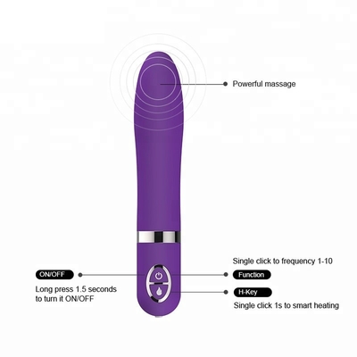 180mm Waterdichte van het de Vibratorgeslacht van de Silicone Klassieke Kogel ODM van Toy For Beginners