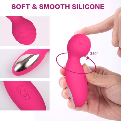 34.5mm het Toverstokje Massager van Massager Mini Electric Sex Wand Vibrator van het Siliconeav Toverstokje