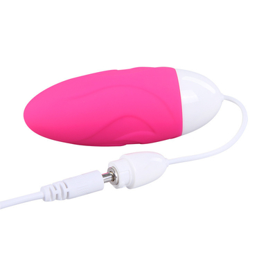 Trillend de Eierengeslacht Toy Comfortable Purple Egg Vibrator 87*33*33mm van de gezondheidsveiligheid