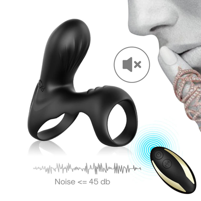 De dubbele Ring van de Motoren40dbs Trillende Haan, 280mAh-Vibrator van de de batterij de Mannelijke Penis van Li