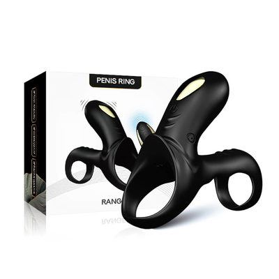 De dubbele Ring van de Motoren40dbs Trillende Haan, 280mAh-Vibrator van de de batterij de Mannelijke Penis van Li