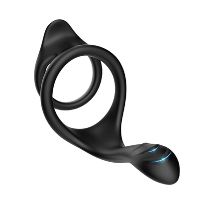 Dubbele Lijnpenis Ring Sex Toy 80x70x50mm Volledige de Bouwringen van de Siliconepenis
