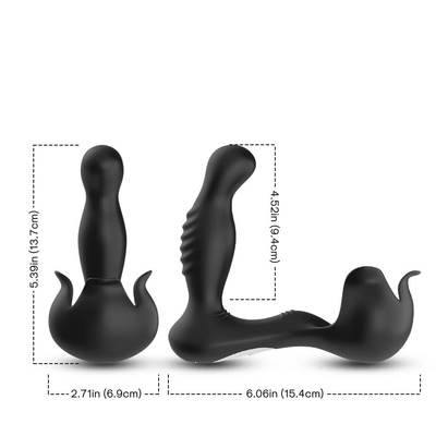 9 van het Apparatenhanden van de snelheids Prostate Massage van de het Uiteindevibrator Vrije Anale Mannelijke Orgasme Masturbator