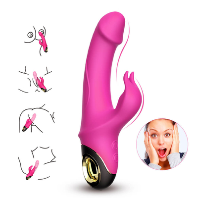 Het verbazen van Volwassen g-de Vibratorvrouwen Vaginal Clitoris Stimulator Sex Toy van het Vlekkonijn