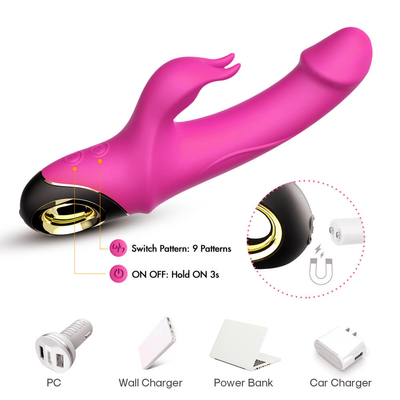 Het verbazen van Volwassen g-de Vibratorvrouwen Vaginal Clitoris Stimulator Sex Toy van het Vlekkonijn