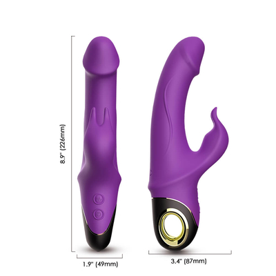 Het verbazen van Volwassen g-de Vibratorvrouwen Vaginal Clitoris Stimulator Sex Toy van het Vlekkonijn